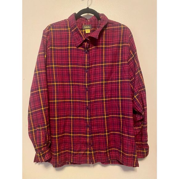 Cabela's Tops - Pink flannel by Cabelas size 2XL